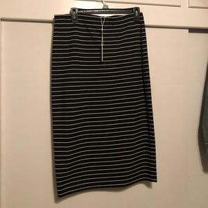 Max Studio striped pencil skirt